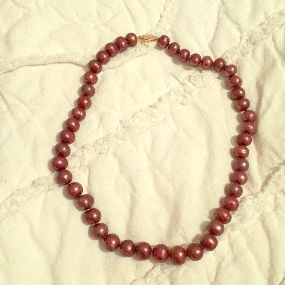 Brown Freshwater Pearl Necklace